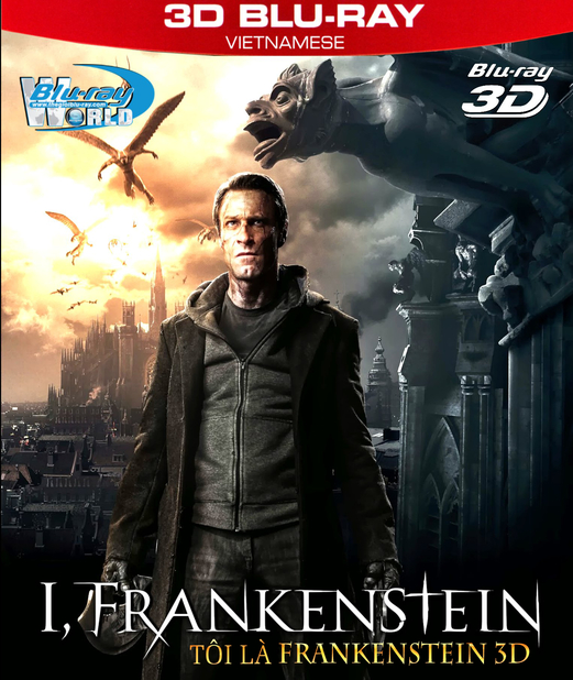 Z085. Frankenstein 3D  - TÔI LÀ FRANKENSTEIN (DTS-HD MA 5.1) 3D 50G